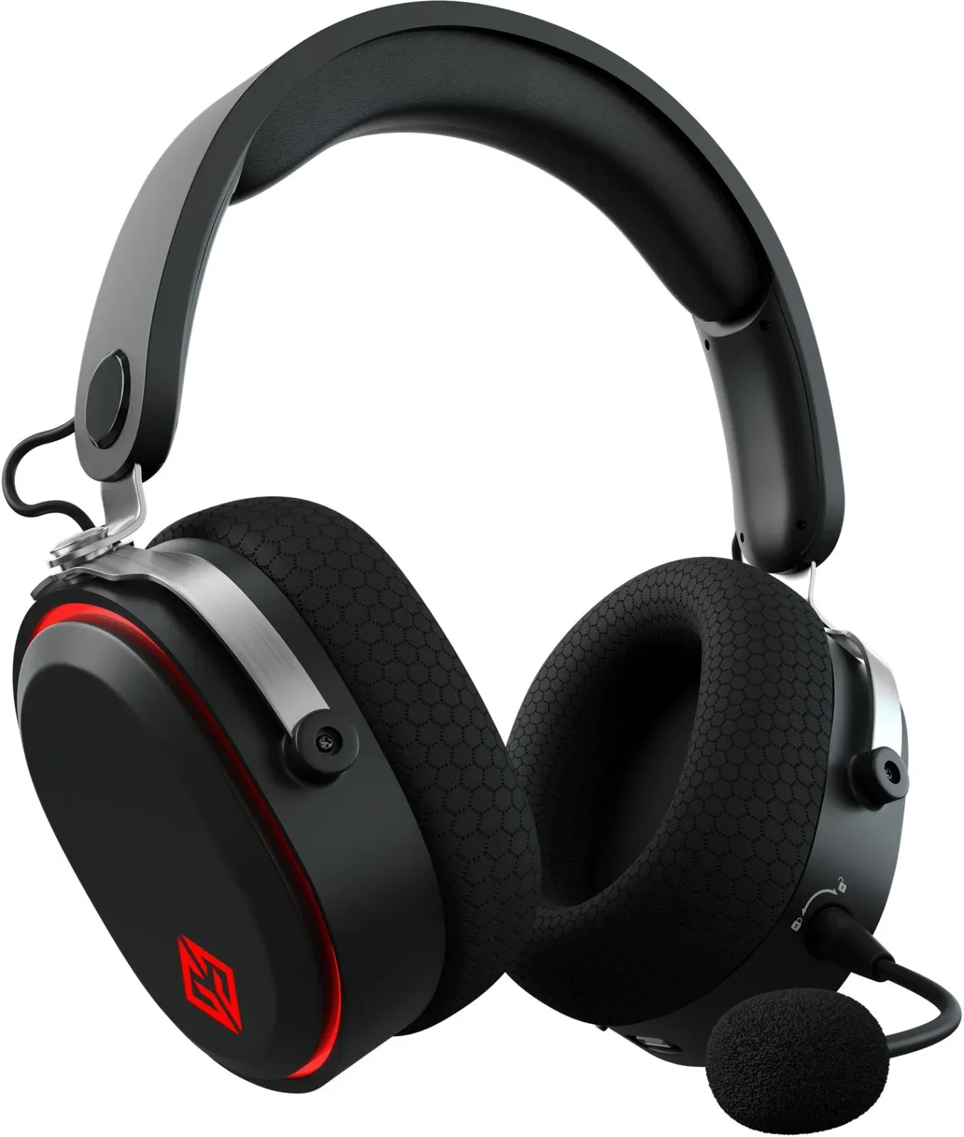 Наушники с микрофоном GMNG GG-HS405W черный/черный мониторные BT/Radio/3.5mm оголовье 1899873 - фото 4