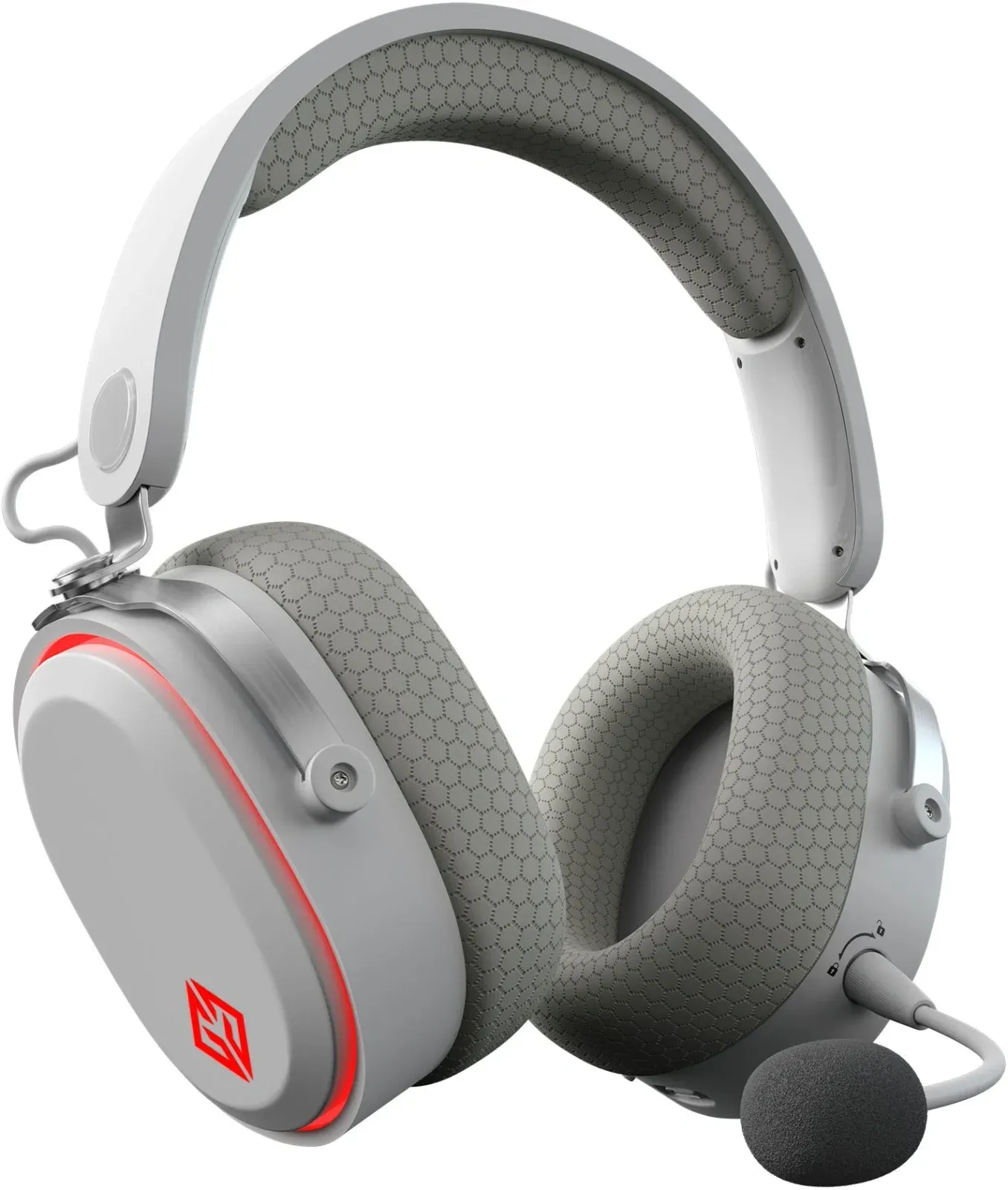 Наушники с микрофоном GMNG GG-HS405W белый мониторные BT/Radio/3.5mm оголовье 1899880 - фото 2