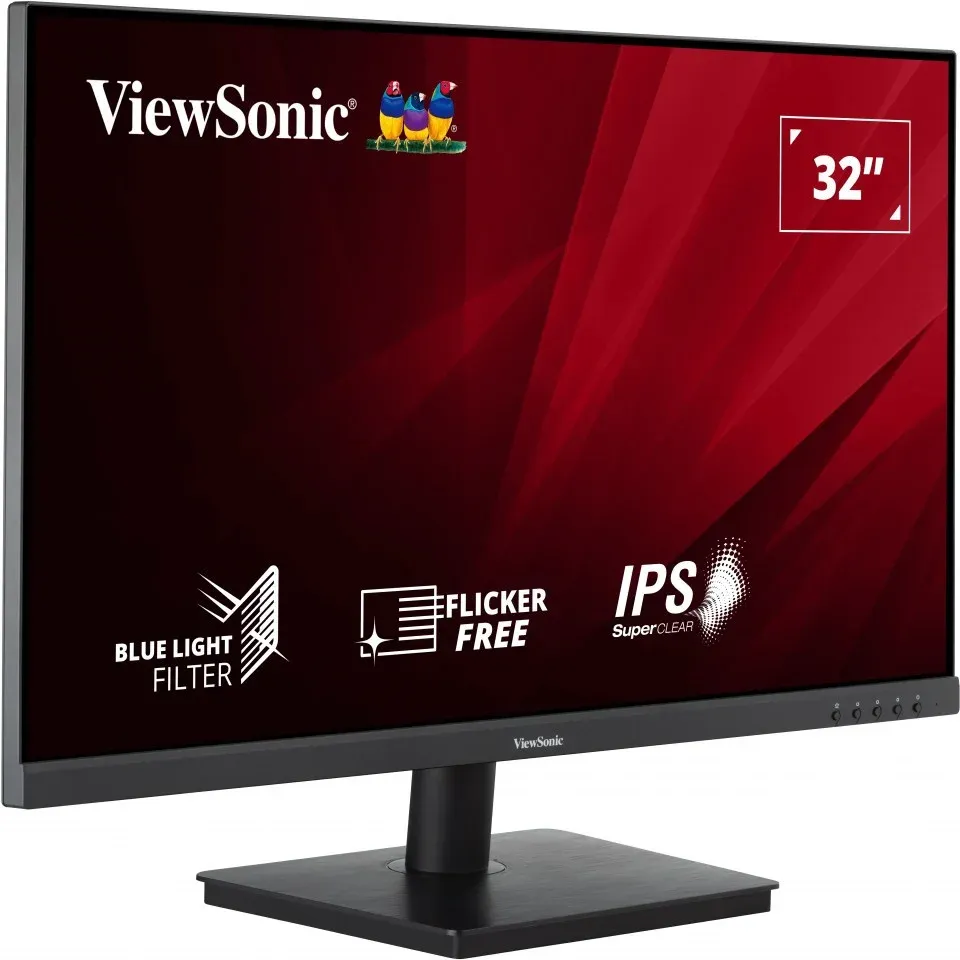 Монитор ViewSonic 31.5 VA3209-2K-MHD черный IPS LED 4ms 16:9 HDMI M/M матовая 250cd 178гр/178гр 2560x1440 75Hz DP 2K 7.3кг - фото 2