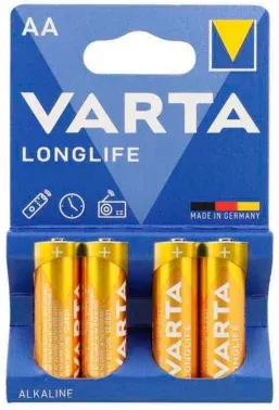 Батарея Varta Longlife LR6 Alkaline AA 4шт блистер - фото 2