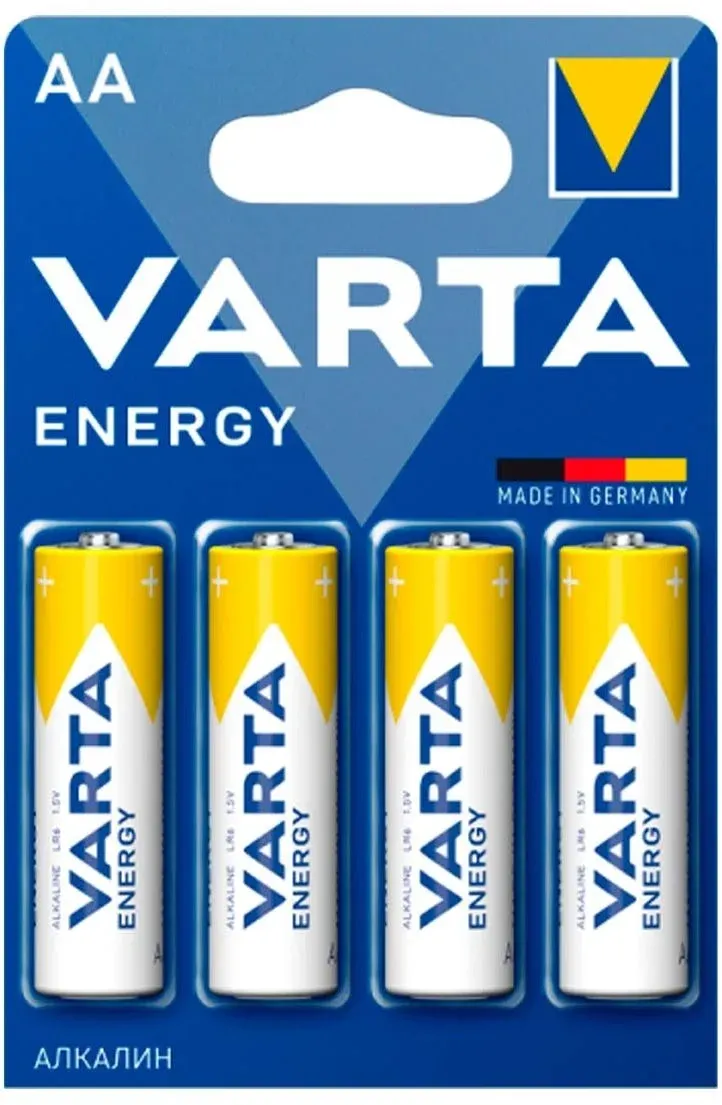 Батарейки Элементы питания VARTA LR6 BL4 Alkaline