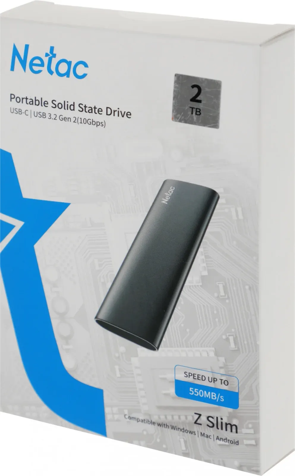 USB NETAC NT01ZSLIM-002T-32BK черный - фото 4