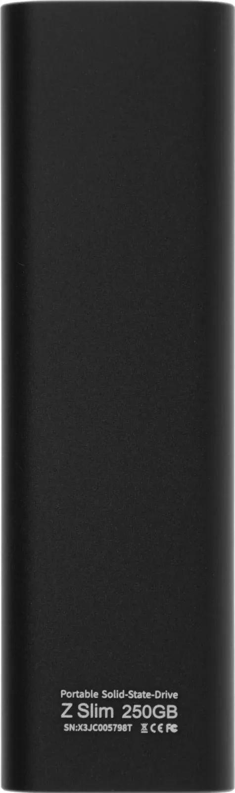 Накопитель SSD Netac USB-C 250GB NT01ZSLIM-250G-32BK Z Slim черный - фото 8