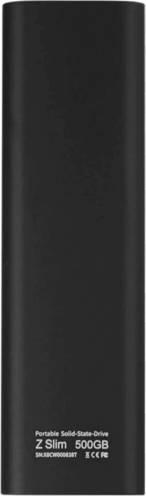 Накопитель SSD Netac USB-C 500GB NT01ZSLIM-500G-32BK Z Slim черный - фото 2