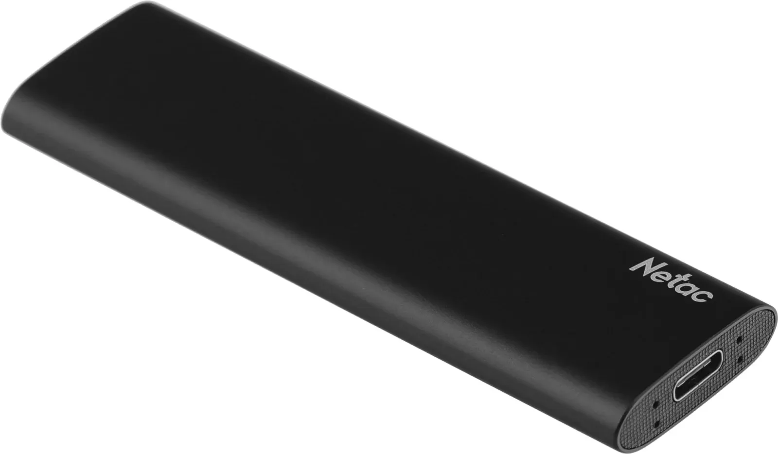 Накопитель SSD Netac USB-C 500GB NT01ZSLIM-500G-32BK Z Slim черный - фото 3