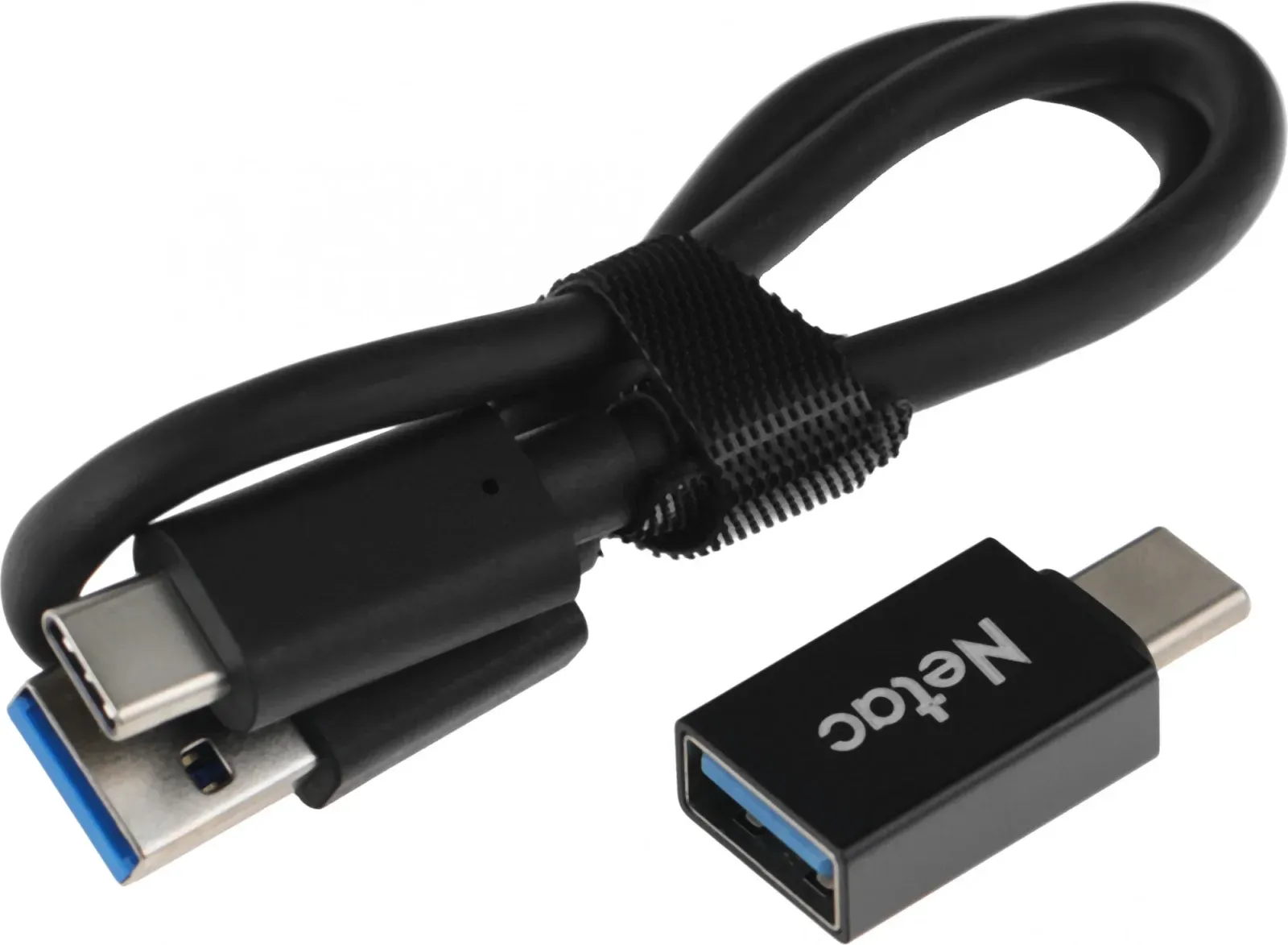Накопитель SSD Netac USB-C 500GB NT01ZSLIM-500G-32BK Z Slim черный - фото 7