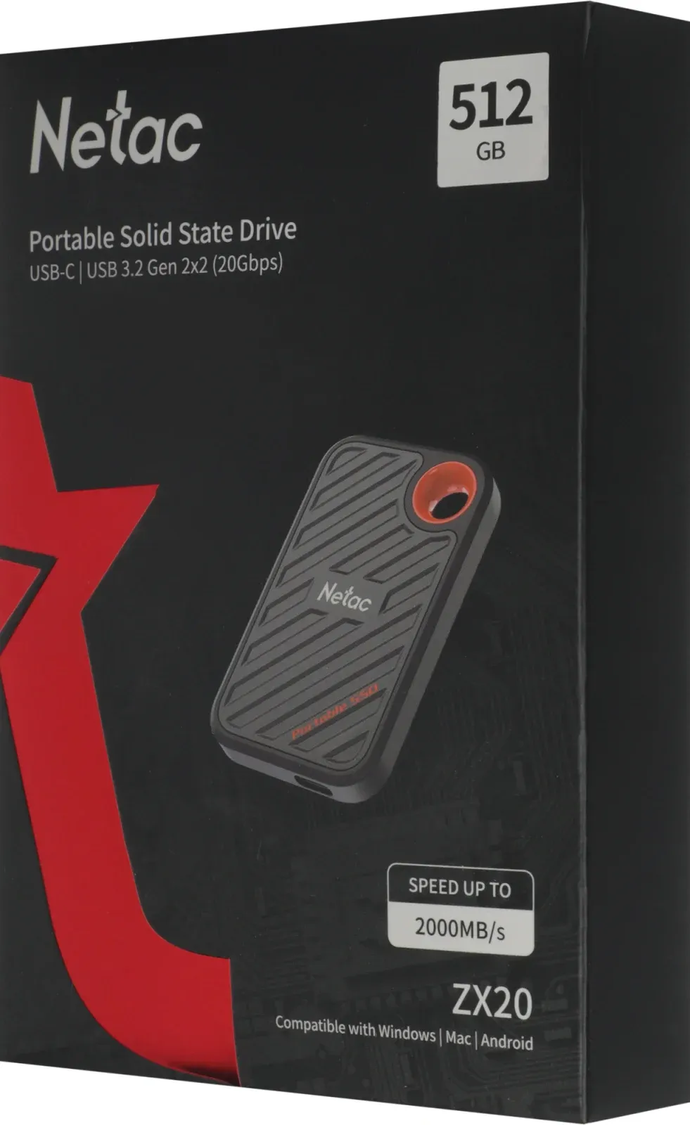 USB NETAC NT01ZX20-512G-32BL синий - фото 3