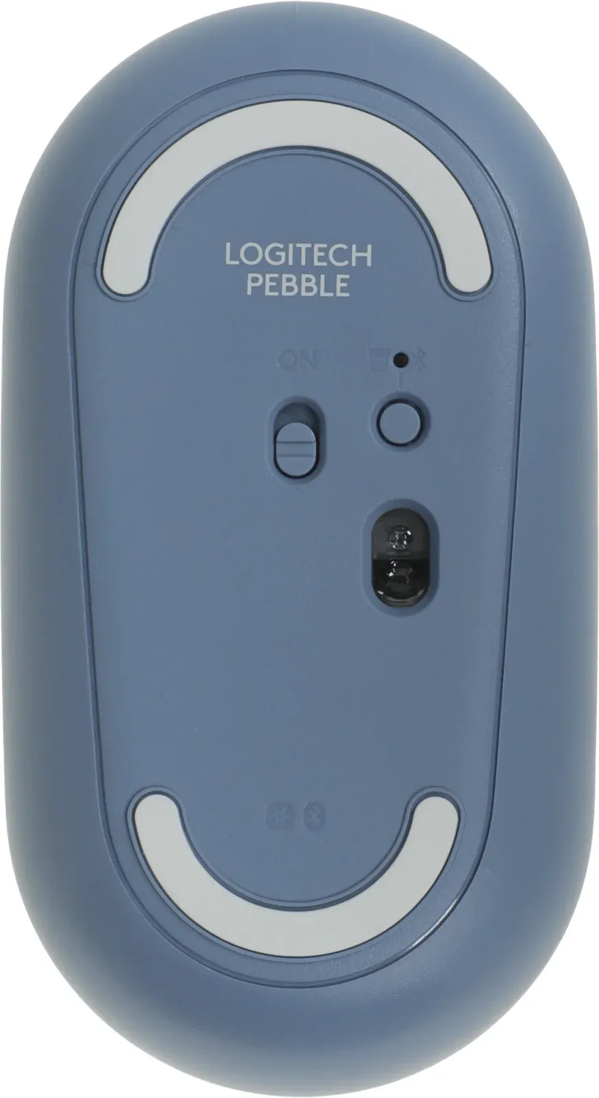 Мышь Logitech Pebble M350 синий оптическая 1000dpi silent беспров. BT/Radio USB для ноутбука 3but 910-006655 - фото 2
