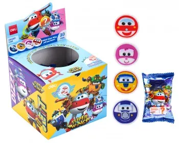 Ластик Deli EH318 Super Wings 30х10мм ассорти - фото 6
