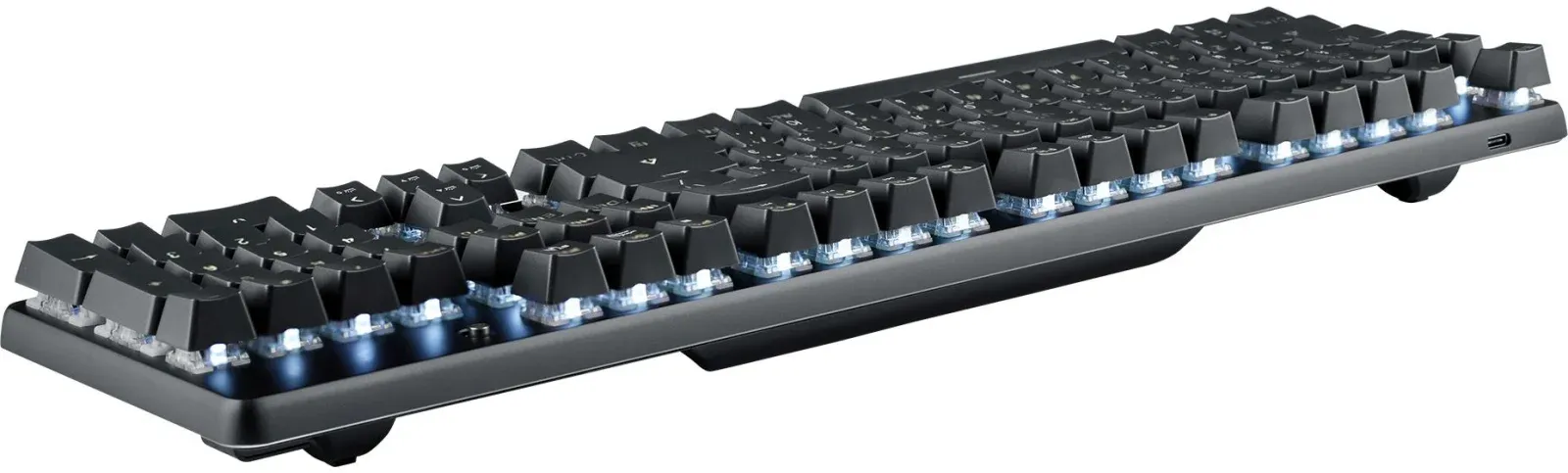 Клавиатура GMNG GG-KB785XW механическая черный/серый USB беспроводная BT/Radio Multimedia for gamer Touch LED подставка для запястий 1901105 кабель 1.8м - фото 7