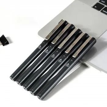 Ручка гелев. Deli Upal EG61-BK черн d=1мм черн. черн. - фото 7