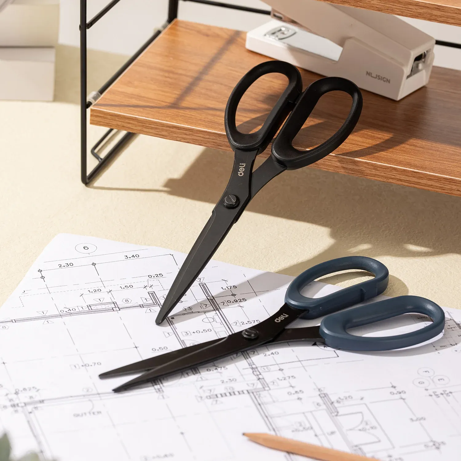 Ножницы и канц.ножи DELI EZ501 ассорти - фото 3