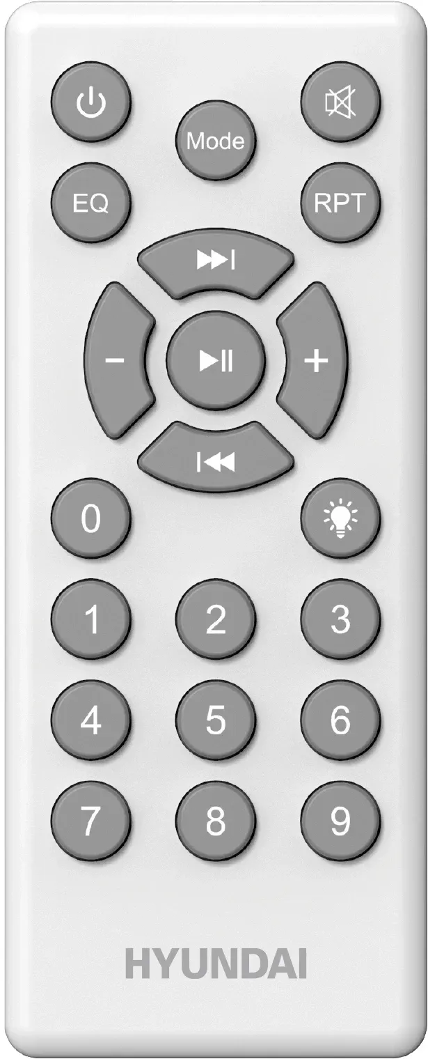 Минисистема Hyundai H-MC1292 черный 18Вт FM USB BT micro SD - фото 4
