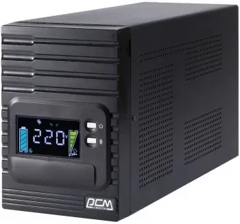 Источник бесперебойного питания Powercom Smart King Pro+ SPT-1000-II LCD 800Вт 1000ВА черный - фото 4