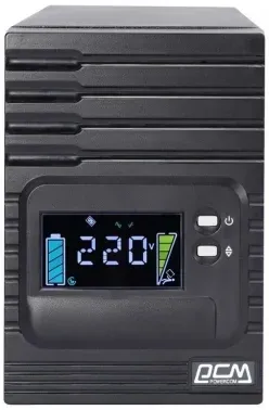 Источник бесперебойного питания Powercom Smart King Pro+ SPT-1000-II LCD 800Вт 1000ВА черный - фото 5