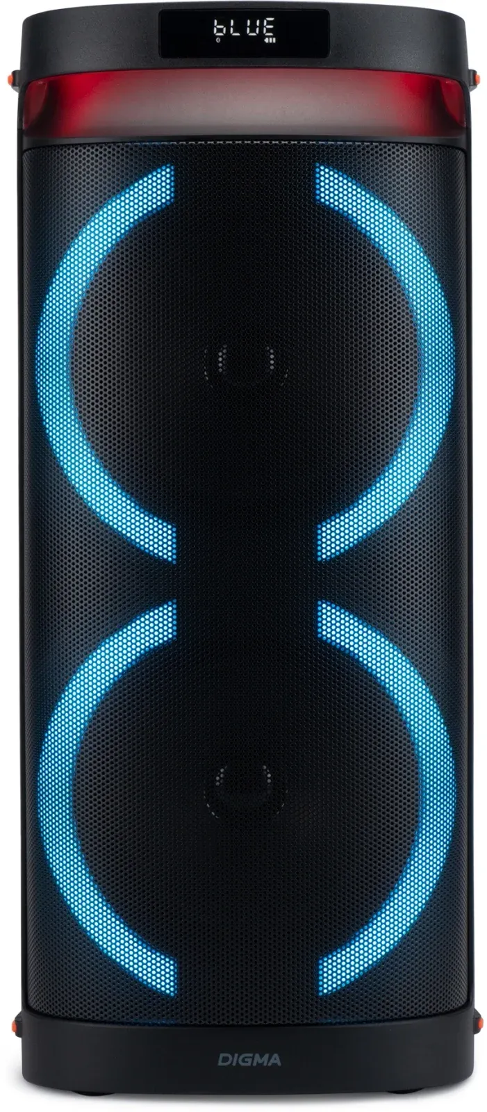 Минисистема Digma D-MC1750 черный 60Вт FM USB BT micro SD - фото 2