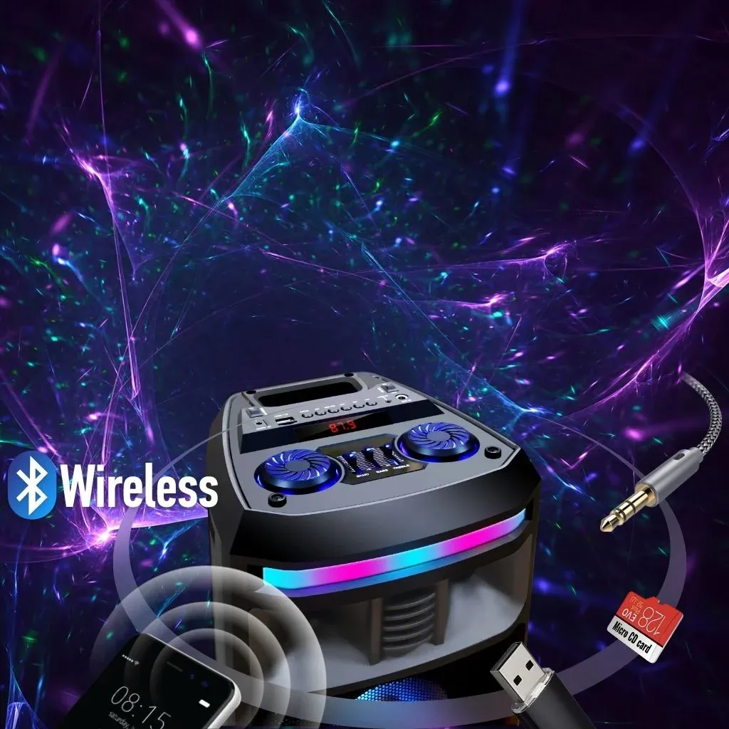 Мидисистема Ginzzu GM-208 черный 50Вт FM USB BT micro SD - фото 2