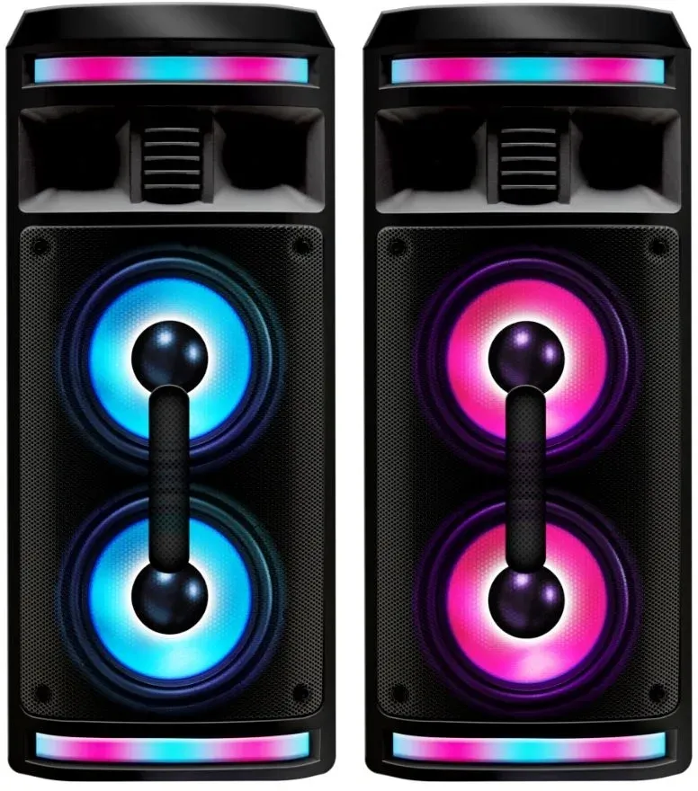 Мидисистема Ginzzu GM-208 черный 50Вт FM USB BT micro SD - фото 7