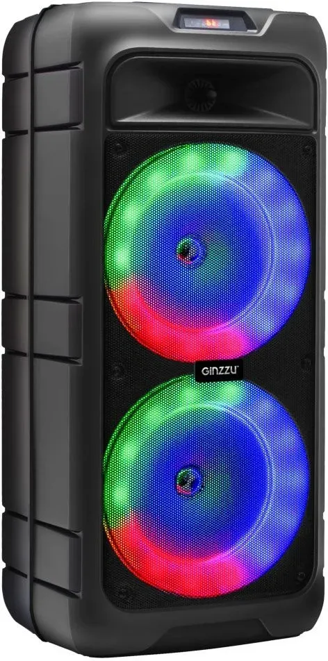 Мидисистема Ginzzu GM-230 черный 48Вт FM USB BT micro SD - фото 4