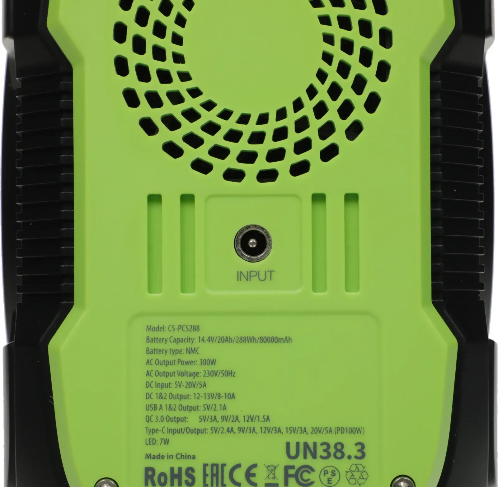 Электростанция портативная Cactus CS-PCS288 80000mAh 2.1A 3xUSB черный - фото 5