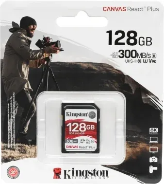 Флеш карта SDXC 128GB Kingston SDR2/128GB Canvas React Plus w/o adapter - фото 5