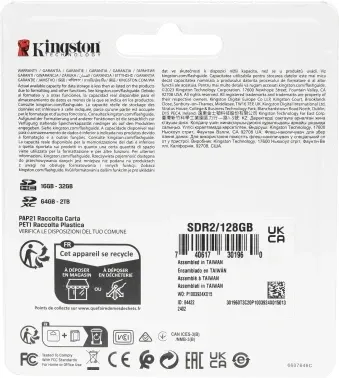 Флеш карта SDXC 128GB Kingston SDR2/128GB Canvas React Plus w/o adapter - фото 6