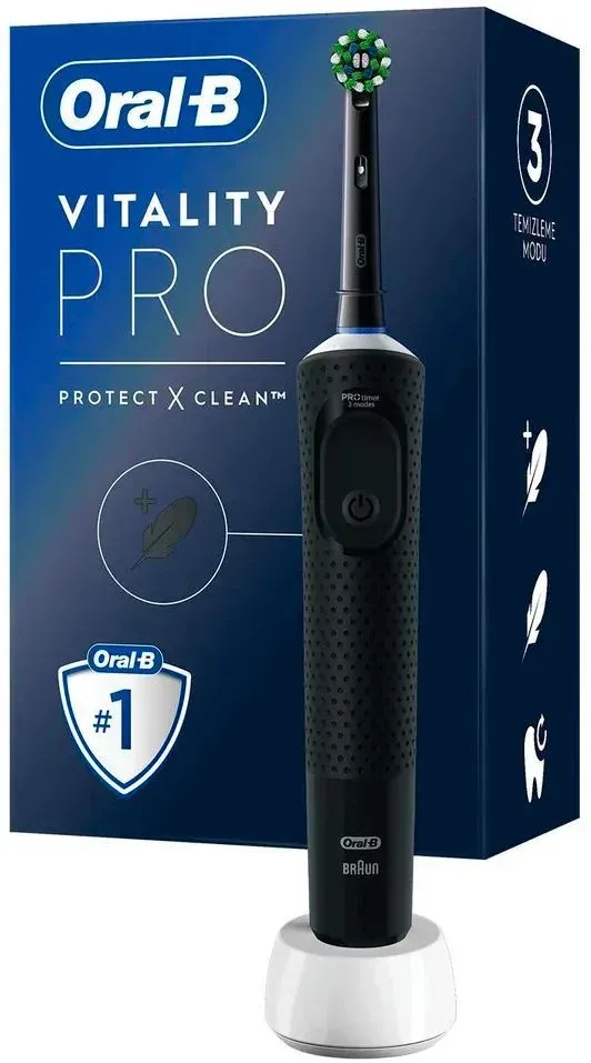 Зубная щетка электрическая Oral-B Vitality Pro черный - фото 3