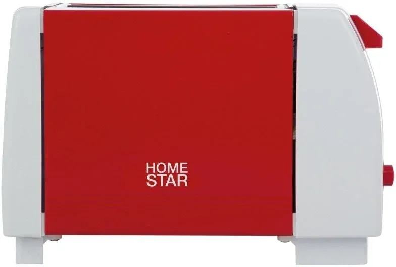Тостер HomeStar HS-2002 750Вт красный/белый - фото 2
