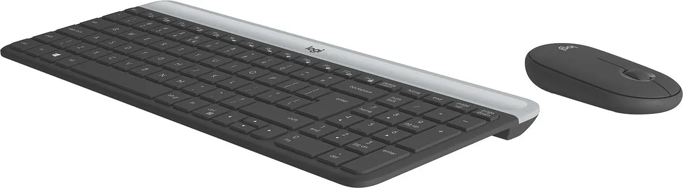 Клавиатура + мышь Logitech MK470 клав:черный/серый мышь:черный USB беспроводная slim 920-009204 - фото 2