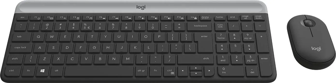 Клавиатура + мышь Logitech MK470 клав:черный/серый мышь:черный USB беспроводная slim 920-009204 - фото 3