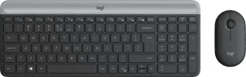 Клавиатура + мышь Logitech MK470 клав:черный/серый мышь:черный USB беспроводная slim 920-009204 - фото 7
