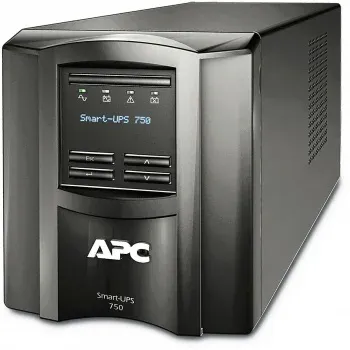 Источник бесперебойного питания APC Smart-UPS SMT750IC 500Вт 750ВА черный - фото 6