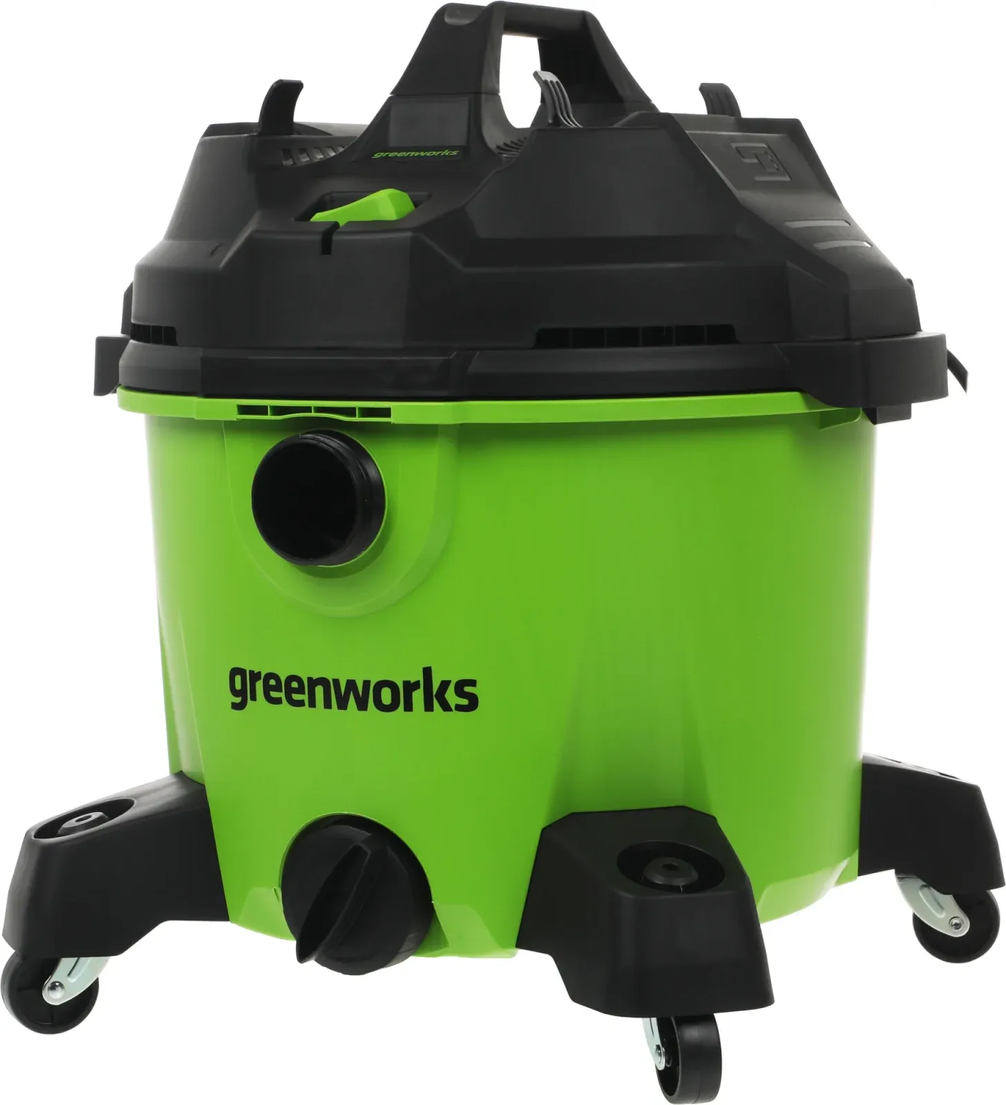 Строительный пылесос Greenworks G120WDV 1300Вт уборка: сухая/сбор воды зеленый - фото 2