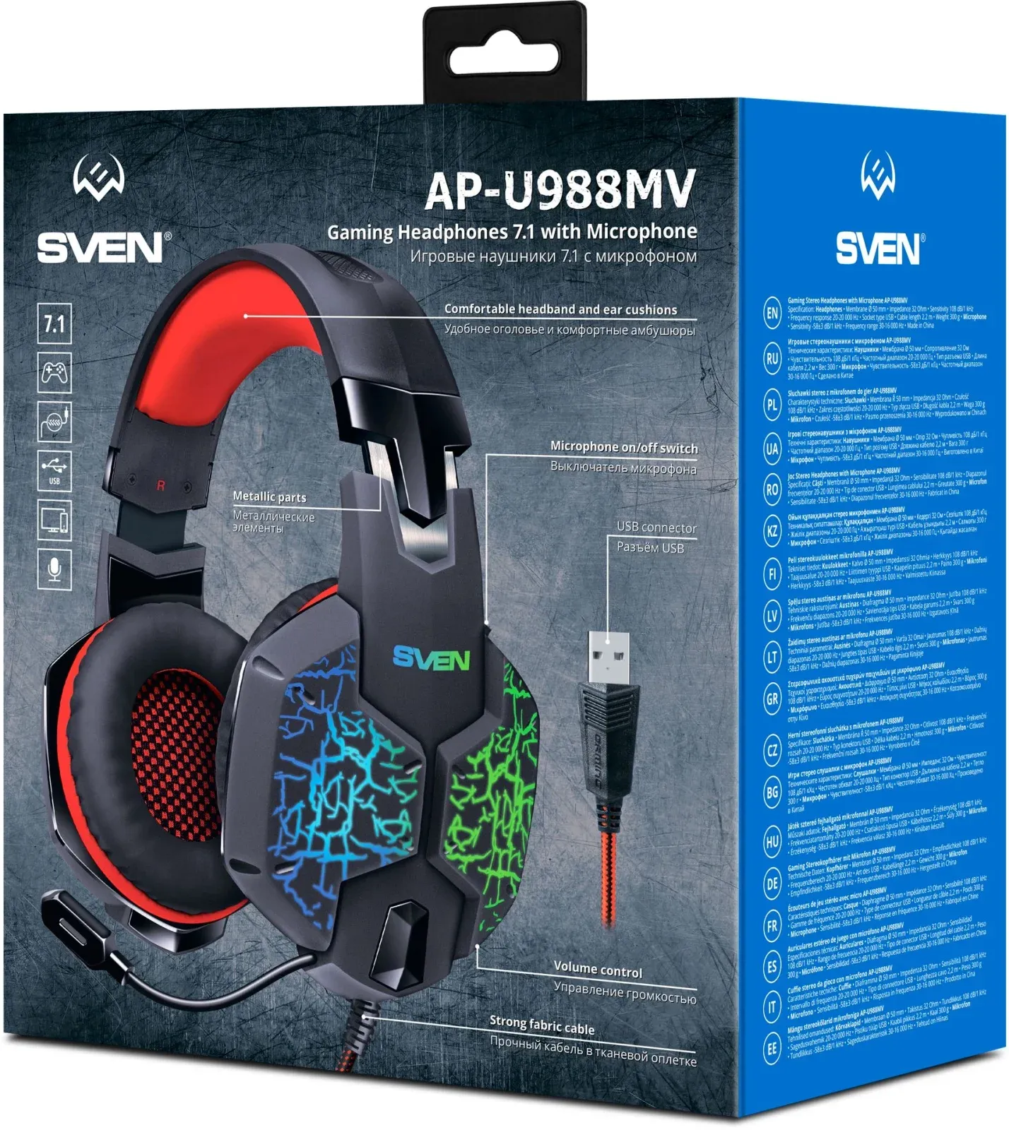 Игровые гарнитуры SVEN AP-U988MV - фото 1