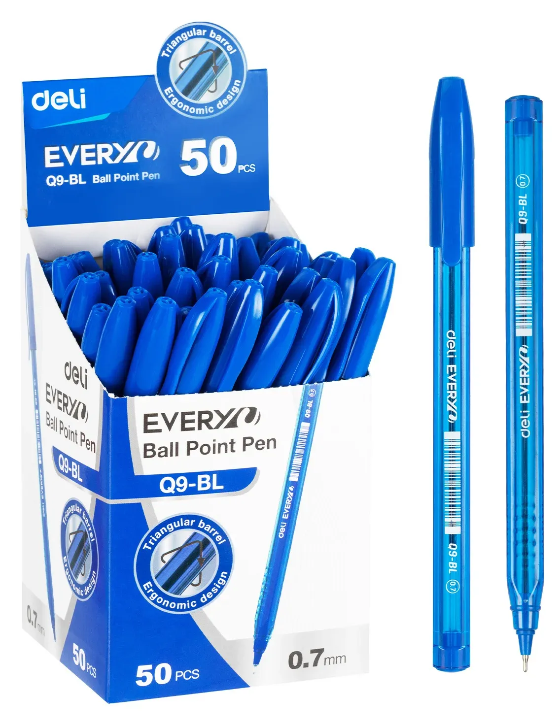 Шариковые ручки DELI EQ9-BL - фото 1