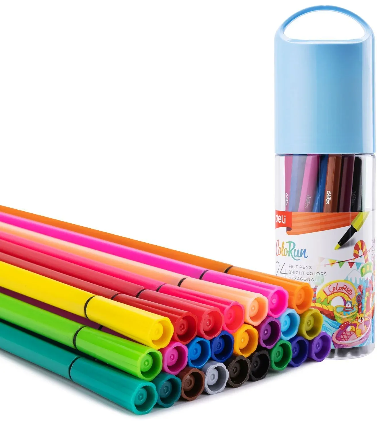 Фломастеры DELI EC156-24