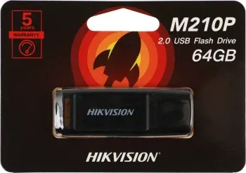 Флеш Диск Hikvision 64GB M210P Hiksemi HS-USB-M210P/64G USB2.0 черный, 64 ГБ - фото 7