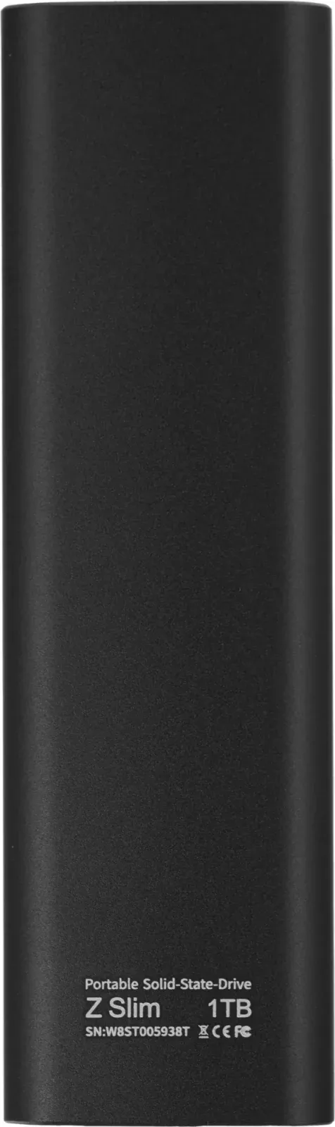 Накопитель SSD Netac USB-C 1TB NT01ZSLIM-001T-32BK Z Slim черный - фото 3