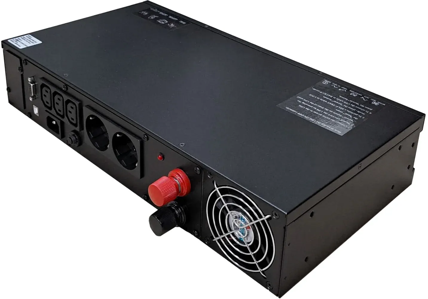 Источник бесперебойного питания Powercom Infinity INF-1500AP RM 3U 1050Вт 1500ВА черный без батареи - фото 6