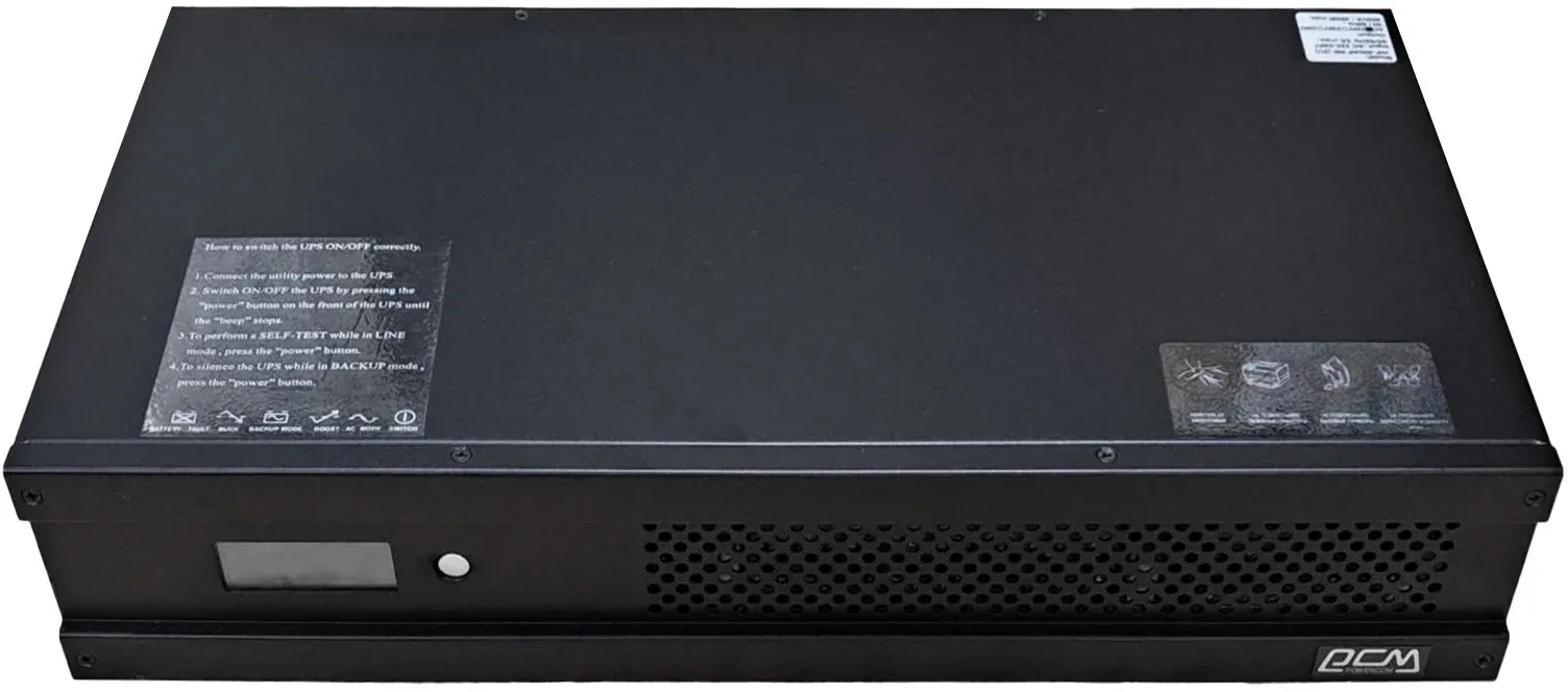 Источник бесперебойного питания Powercom Infinity INF-1500AP RM 3U 1050Вт 1500ВА черный без батареи - фото 7