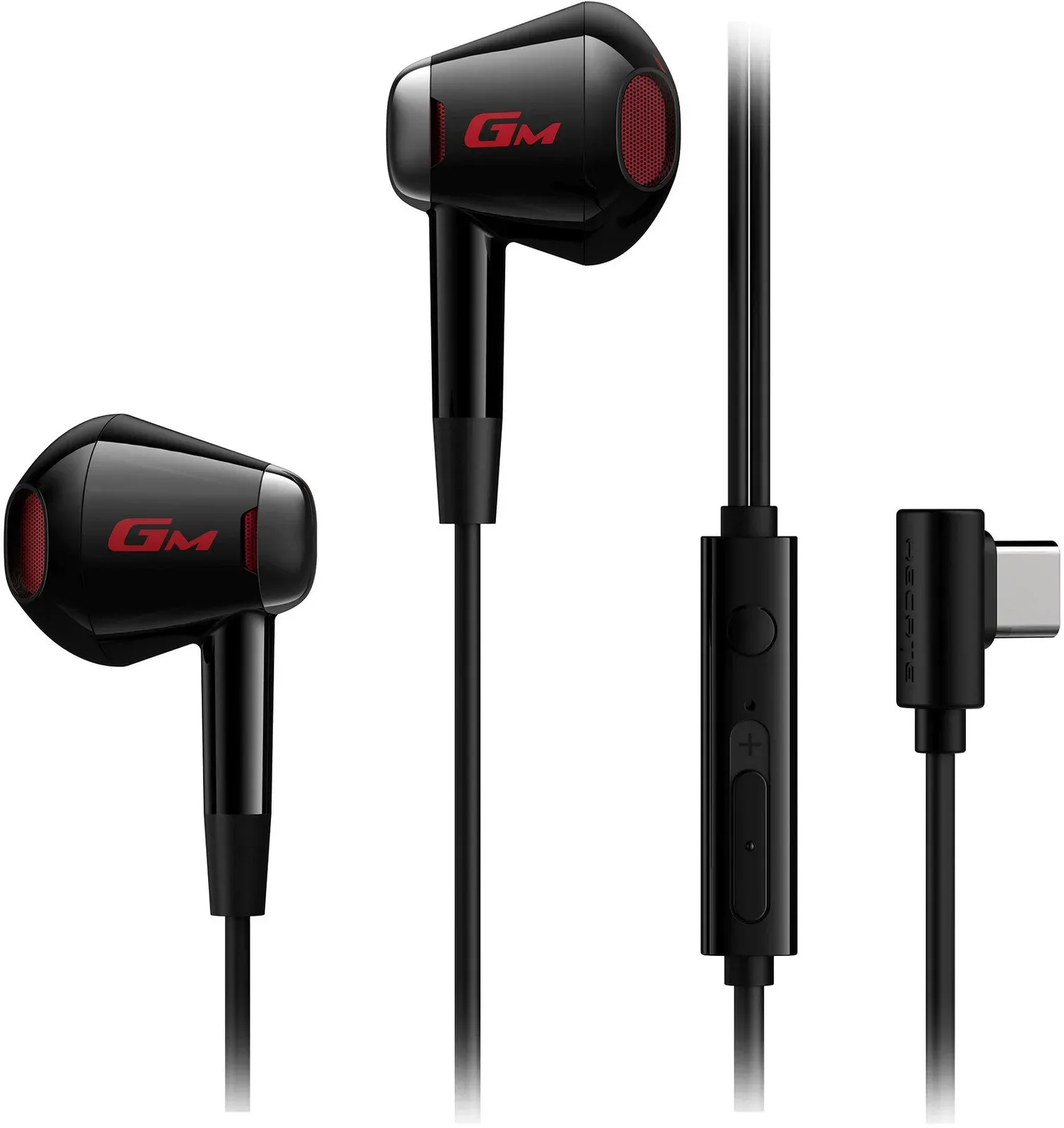 Наушники с микрофоном Edifier GM180 Plus черный 1.3м вкладыши в ушной раковине GM180 PLUS USB-C - фото 6