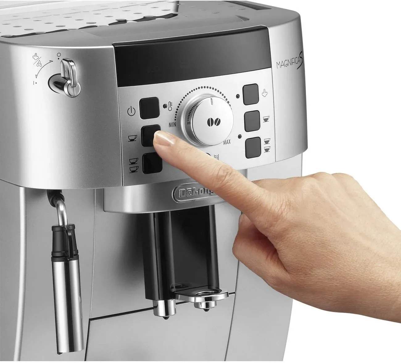 Кофемашина Delonghi Magnifica S ECAM22.110.SB 1450Вт серебристый - фото 2