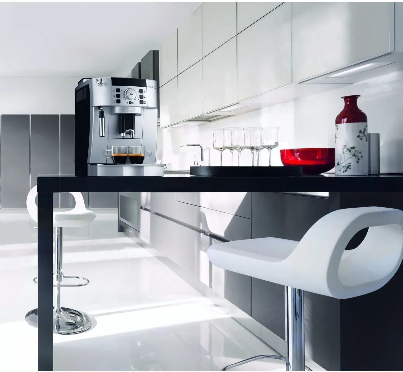Кофемашина Delonghi Magnifica S ECAM22.110.SB 1450Вт серебристый - фото 5
