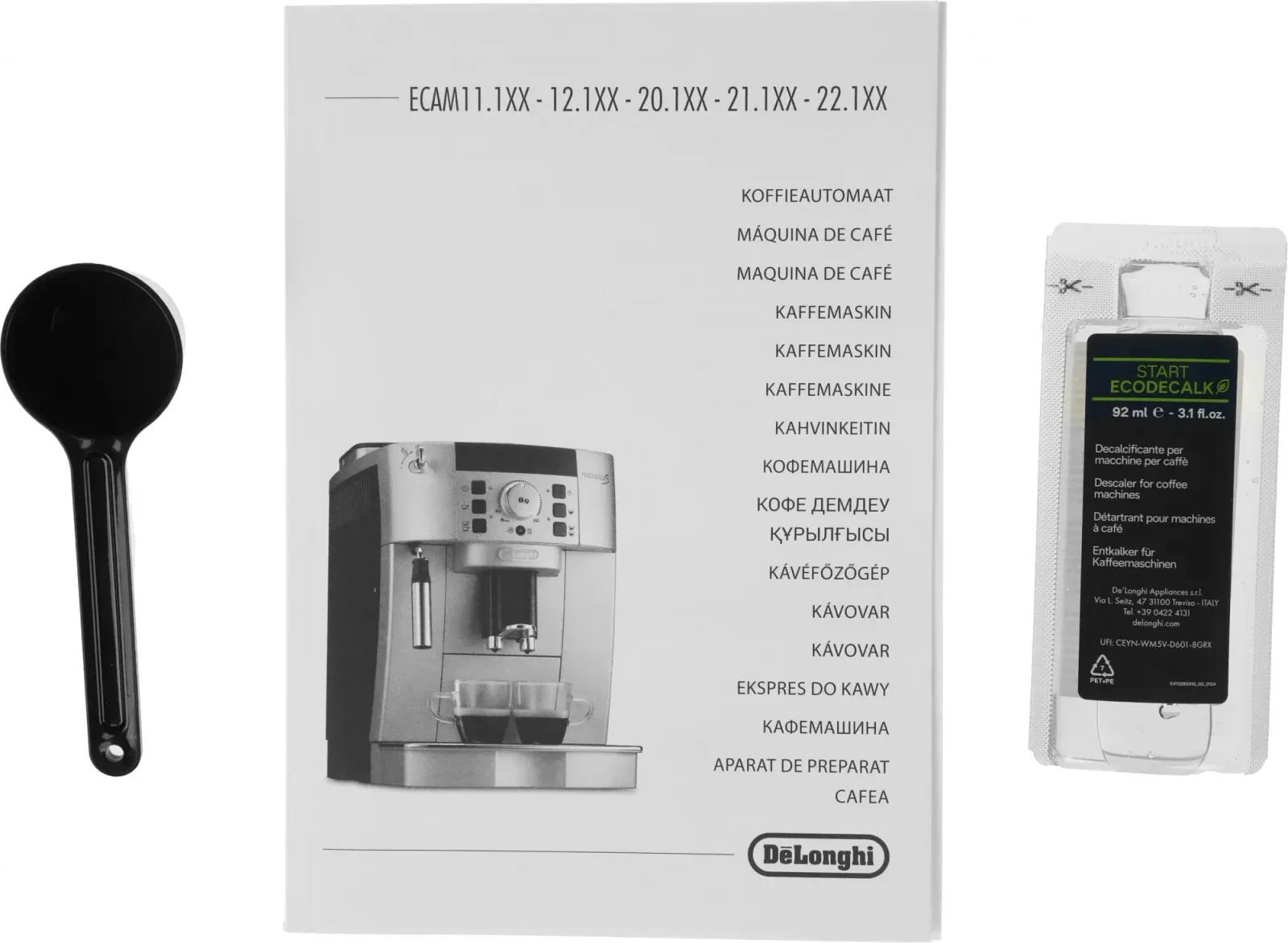 Кофемашина Delonghi Magnifica S ECAM22.110.SB 1450Вт серебристый - фото 6