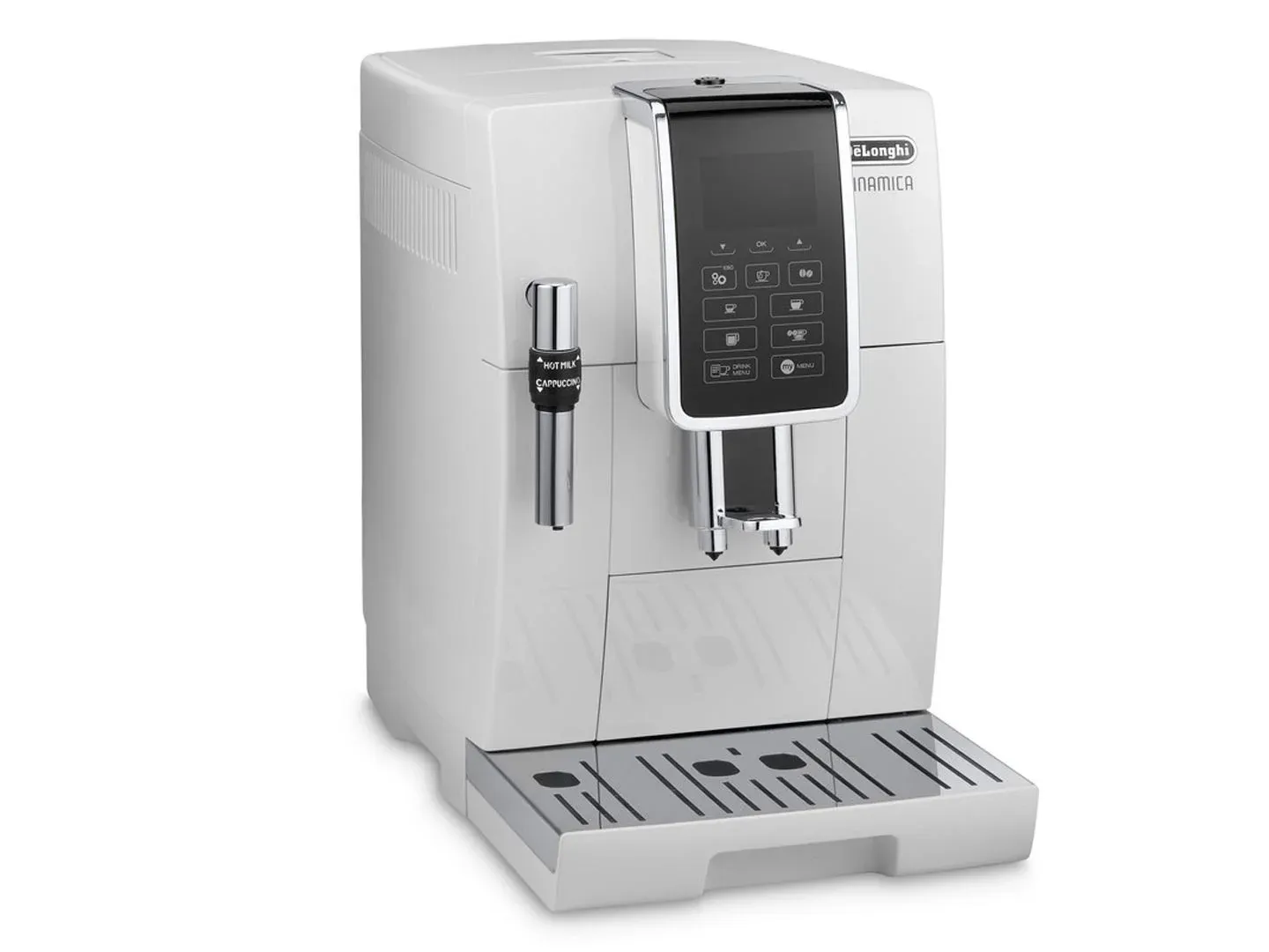 Кофемашина Delonghi Dinamica ECAM350.35.W 1450Вт белый - фото 2