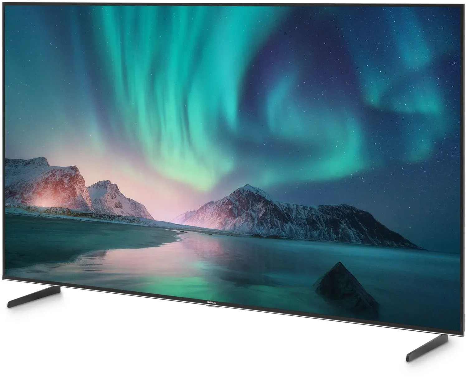 Телевизор LED Hyundai 85 H-LED85BU7007 Android TV Metal черный/черный 4K Ultra HD 60Hz DVB-T DVB-T2 DVB-C DVB-S DVB-S2 USB WiFi Smart TV - фото 2