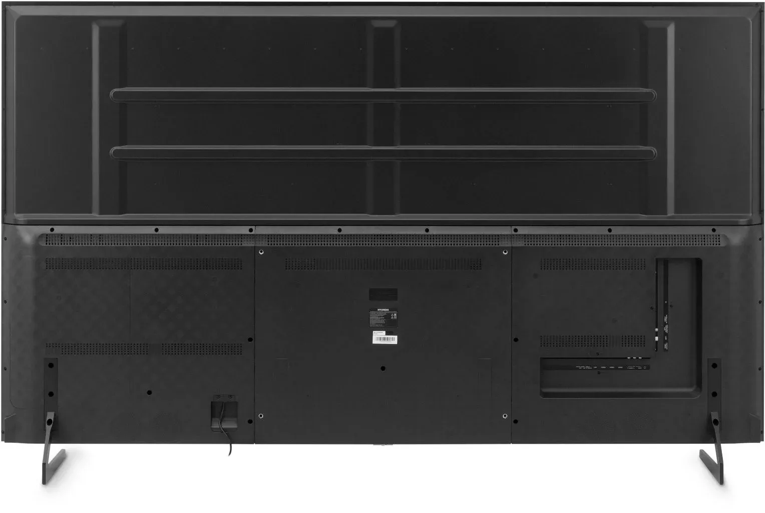 Телевизор LED Hyundai 85 H-LED85BU7007 Android TV Metal черный/черный 4K Ultra HD 60Hz DVB-T DVB-T2 DVB-C DVB-S DVB-S2 USB WiFi Smart TV - фото 4