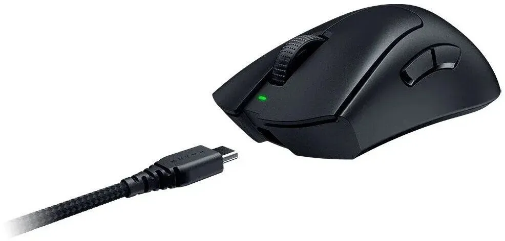 Мышь Razer DeathAdder V3 Pro черный оптическая 30000dpi беспров. USB-C 5but RZ01-04630100-R3G1 - фото 2