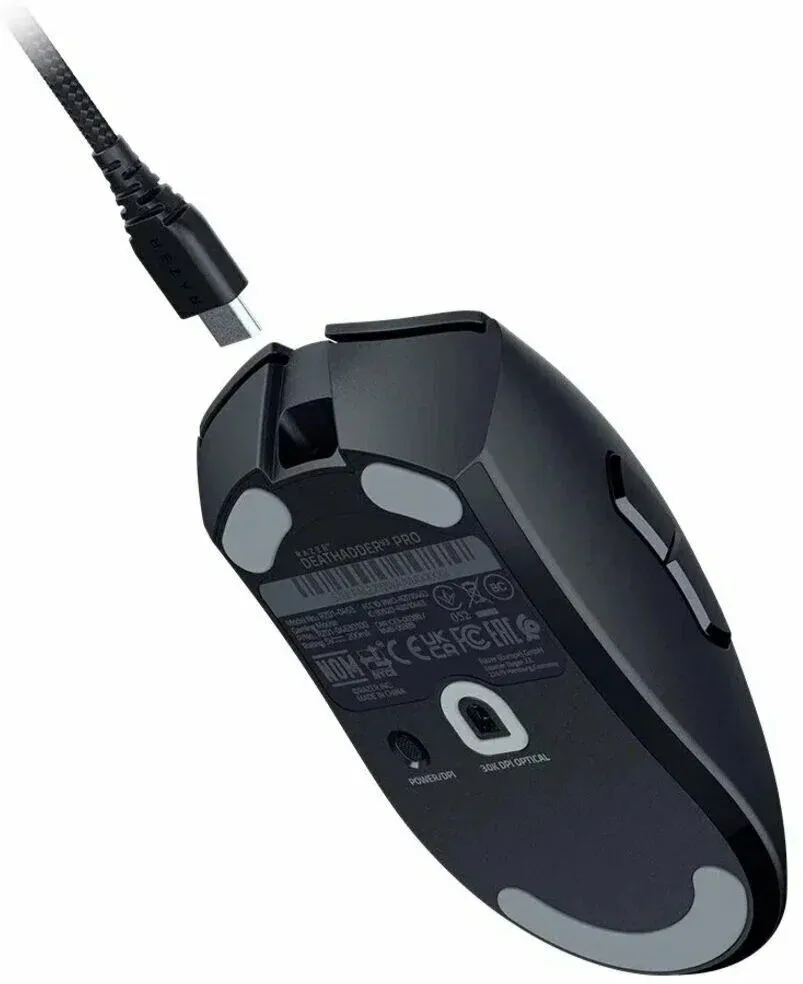 Мышь Razer DeathAdder V3 Pro черный оптическая 30000dpi беспров. USB-C 5but RZ01-04630100-R3G1 - фото 5