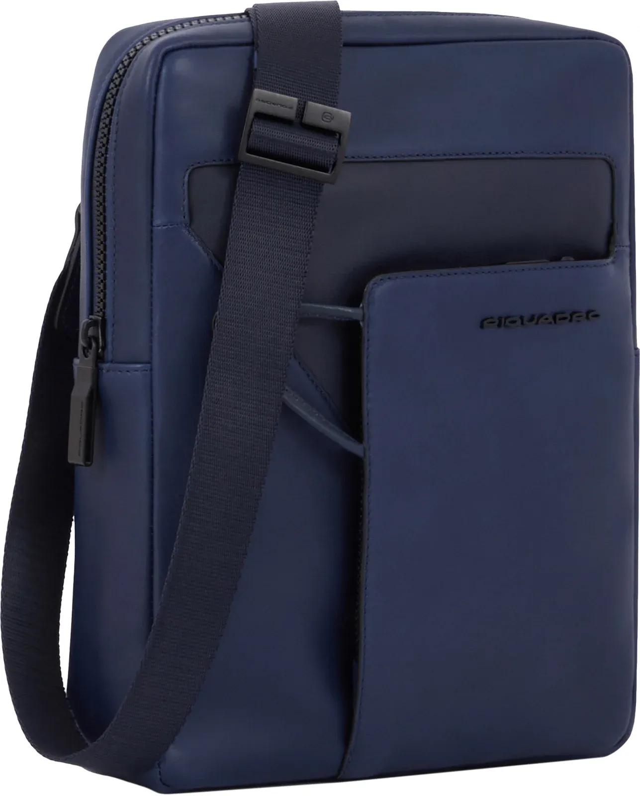 Сумка Piquadro Wollem CA1816W129/BLU 11 синяя полиэстер/натур.кожа - фото 4